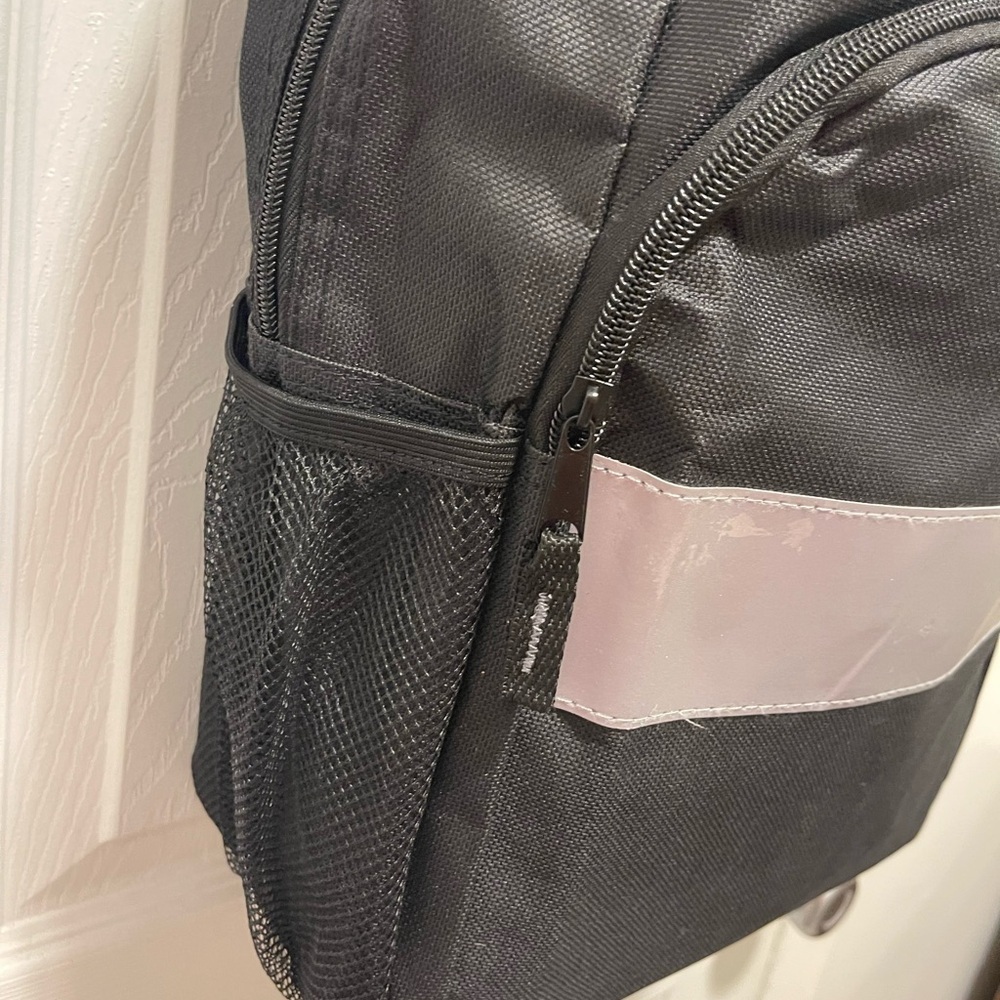 Black Reflective Backpack - Picture 5 of 9